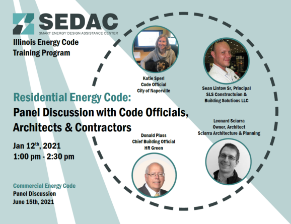 Panelist for SEDAC Residential Energy Code Discussion